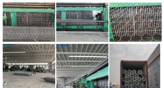2.7mm Galvanized Retaining Wall Woven Gabion Baskets 6