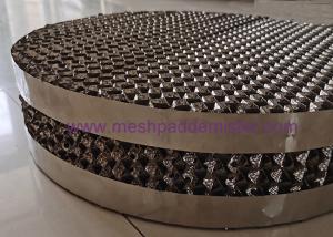 China 0.12mm Small Diameter 500Y Structured Packing In Distillation Column wholesale