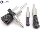 Mini Steel Wire Polishing Brush 16mm / 24mm Crimped Wire Wheel Brush Lightweight
