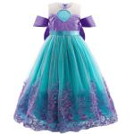 Mermaid Princess Dress Girls Sequin Bow Dress Summer Children'S Clothing