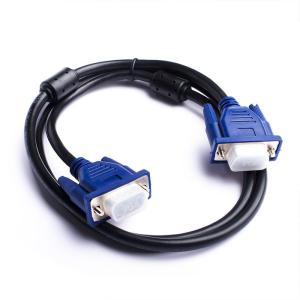 China OD6mm DB9 RS232 9 Pin VGA Cable Male To Female Vga Cable wholesale