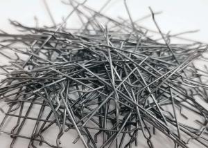 China 0.5mm Cold Drawn Steel Fiber , Loose Hooked End Steel Fiber Reinforcement wholesale