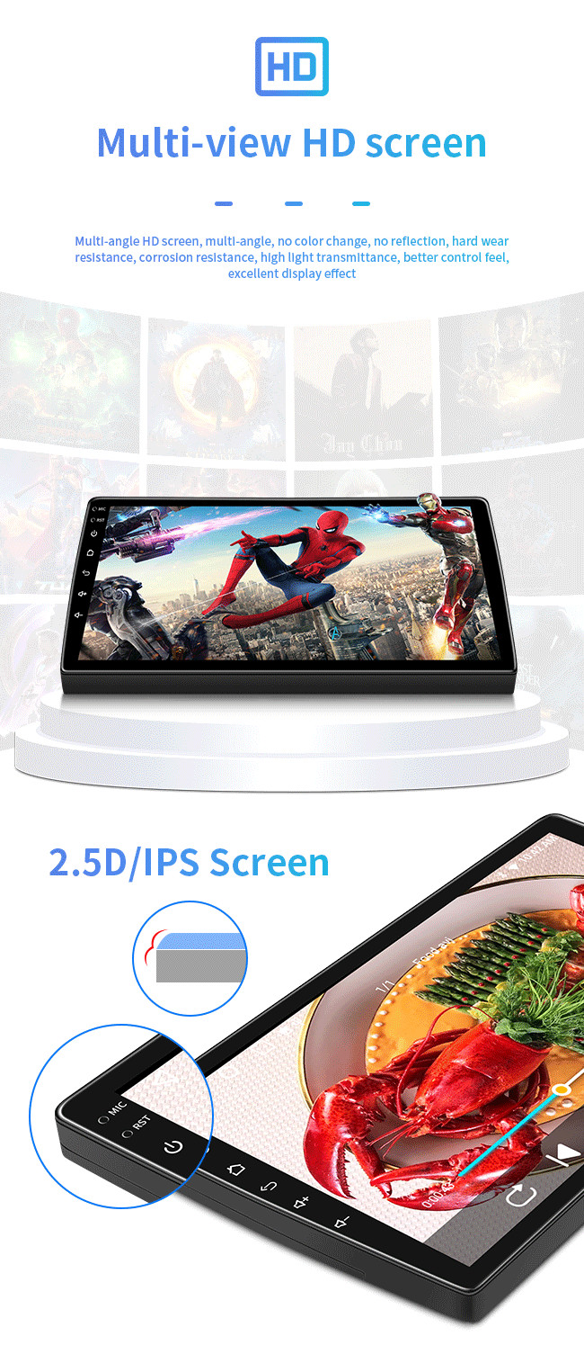 4 Core 10 Inch Touch Screen Radio Navigation System For Toyota VlOS / Zhixuan 2014+