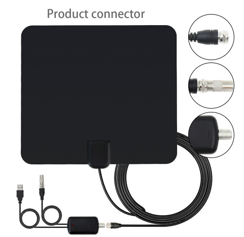 Indoor HD Television Antennas High Gain Amplifier for TV Signal Reception