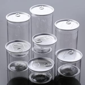China Nuts Peanut Butter Plastic Storage Jars PET 16.2oz 460ml 75mm wholesale