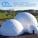Hotel Resort Pvc Big Canvas Geodesic Glamping Dome House Tent For Event