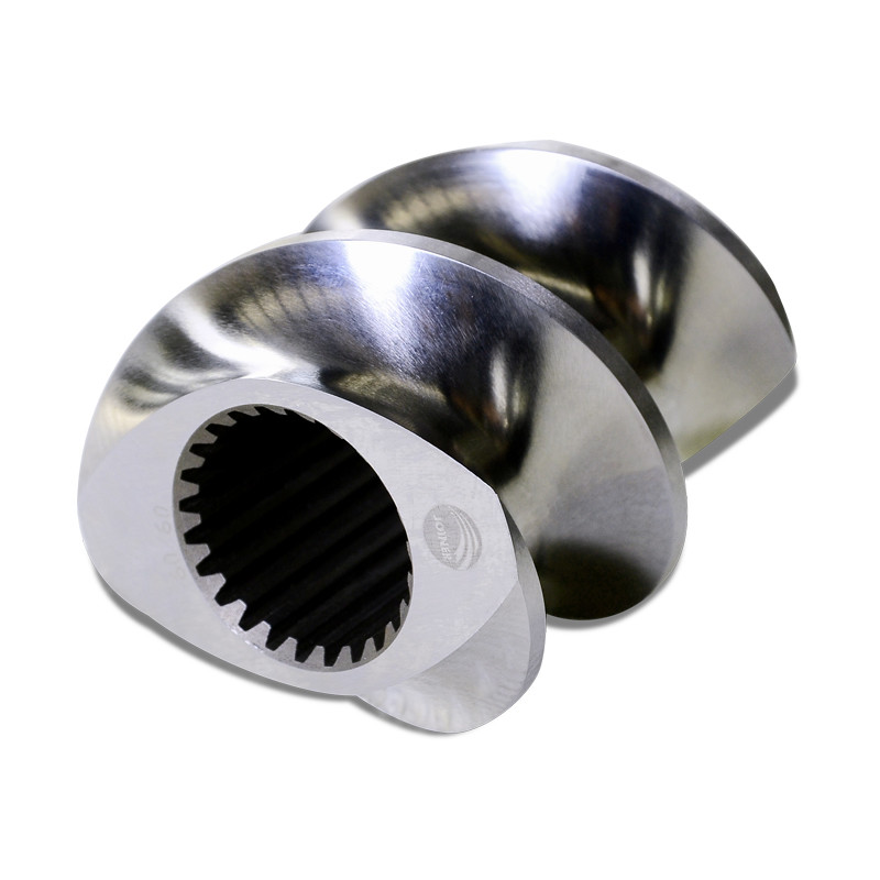 Co Rotating Twin Screw Extruder Elements , Extruder Screws And Barrels 92mm Diameter
