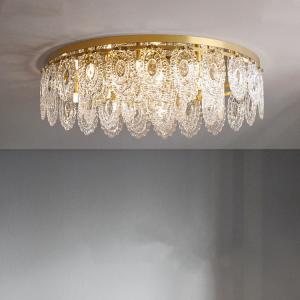 China Luxury Hanging Nordic Crystal Led Ceiling Light Contemporary Style wholesale