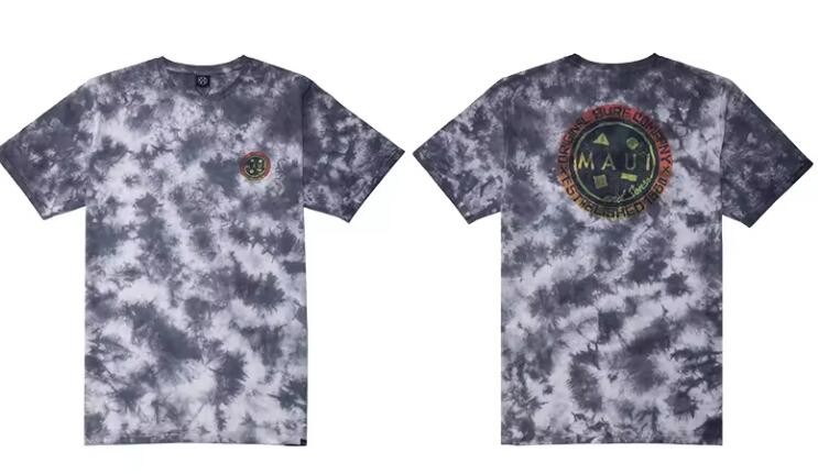 Custom Sublimation Printed T Shirts Short Sleeve Tie Dye T Shirts Men