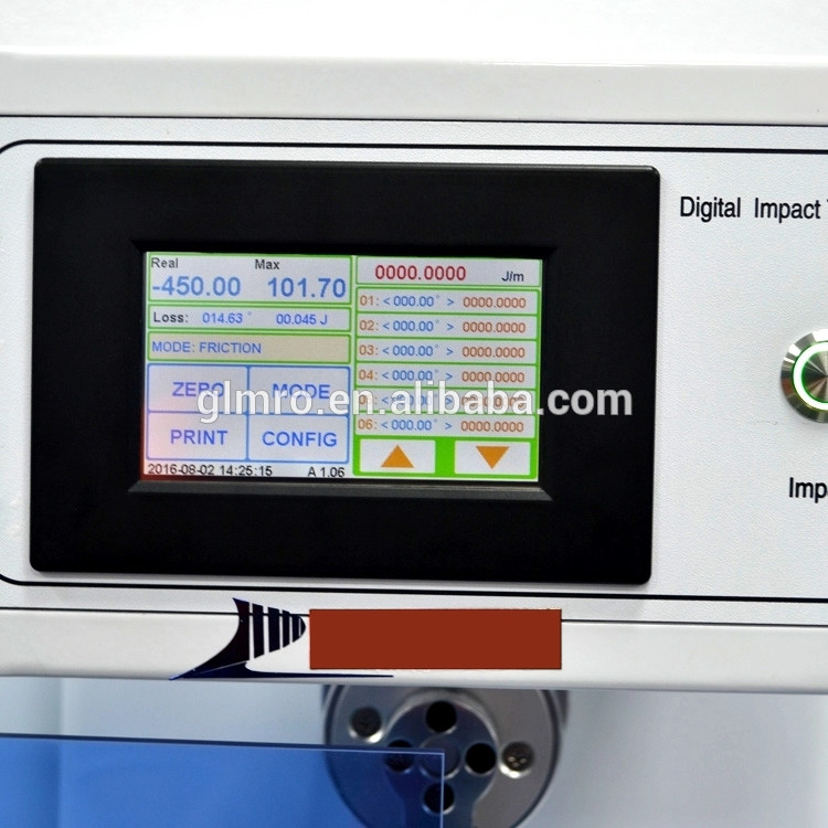 Charpy Impact Testing Machine Izod Pendulum Impact Tester