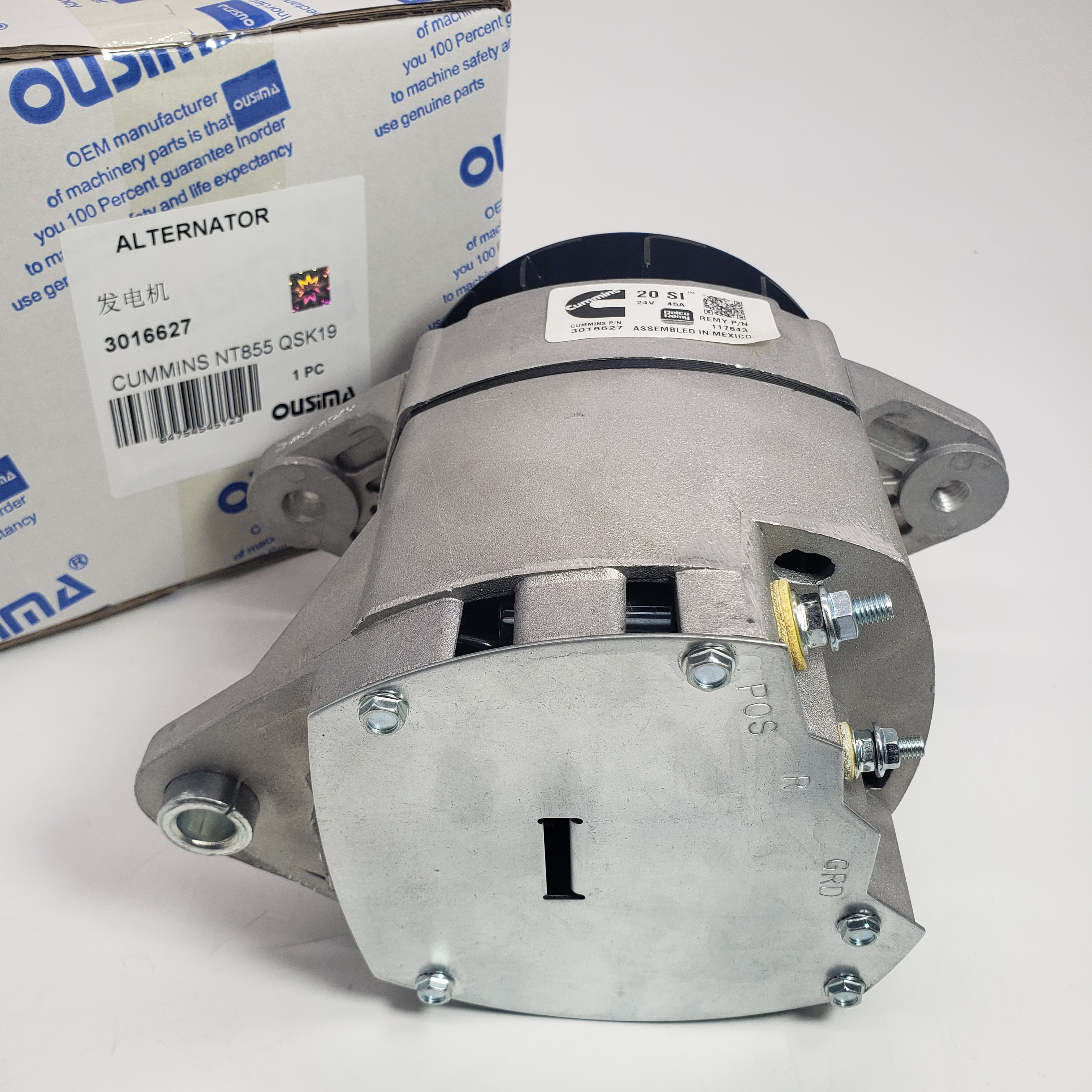 Alternator 3016627 24V For Cummins Engine