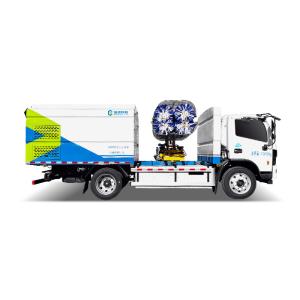 China Eco Friendly Tunnel Cleaning Truck High Efficiency Guardrail Cleaning Truck wholesale