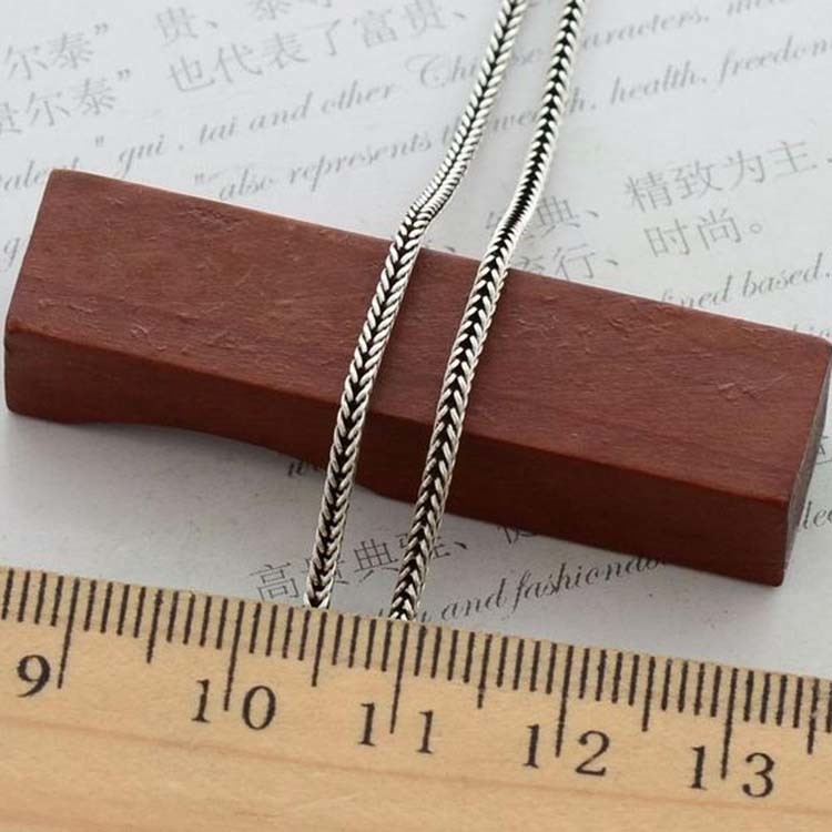 Sterling Silver Pendant Necklace Whistle Charm with Wheat Chain for Women and Men(N029103W)