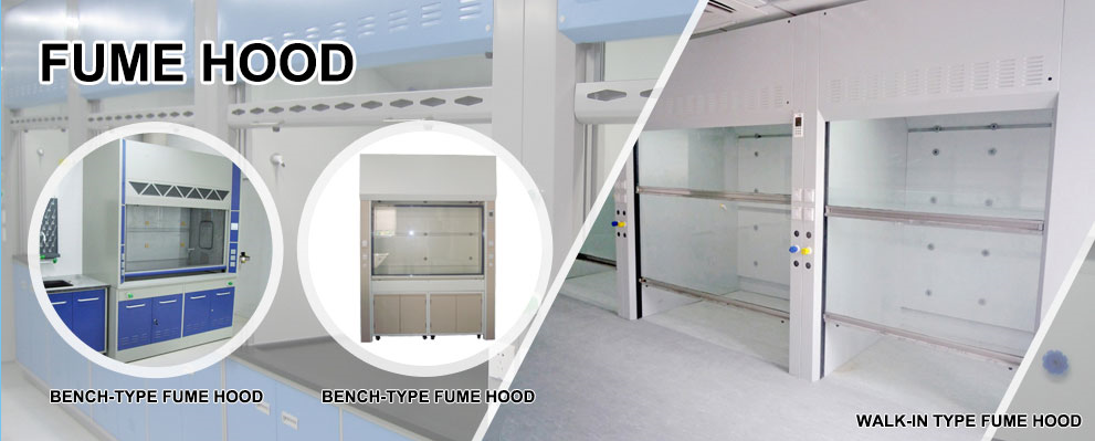 Custom Laboratory Ductless Plastic Prolypropylene Fume Hood With LCD Control