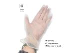 FDA Disposable Powder Free Protective Vinyl Gloves 3.5 Mil