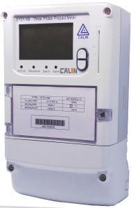 China IC Card Operated 3 Phase Electric Meter , Terminal Cover Prepaid Power Meters wholesale