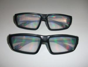 China Rainbow Prismatic 3d Fireworks Glasses Eco Friendly CE FCC RoHS wholesale