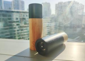 China 276g Ceramic Core Salt &amp; Pepper Grinder In Stylish Rubber Wood Jar wholesale