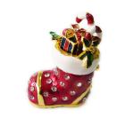 Colorful Glossy metal Craft Christmas Jewelry Box