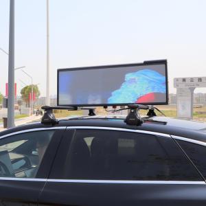 China HD Outdoor 4500nits Car Roof Advertising Signs Energy Saving wholesale