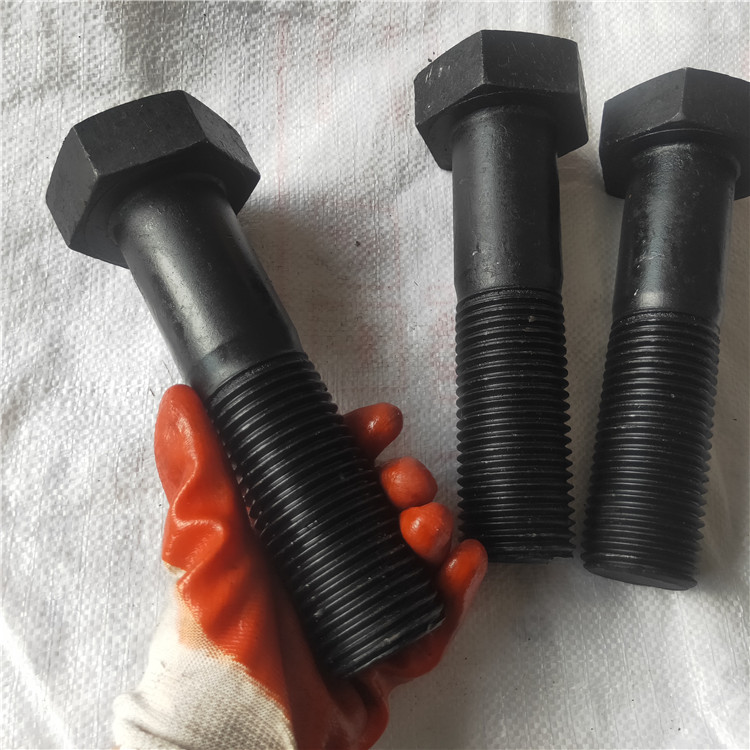 High Strength Carbon Steel Hex Bolt DIN931 DIN933 8.8 10.9 12.9 Grade with Black Finish