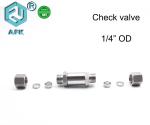 High Pressure Stainless Steel One Way Fuel Check Valve 6mm OD