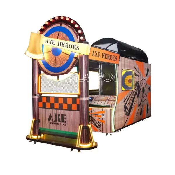 Coin operated Axe throwing sport game Axe Throwing axes game machine