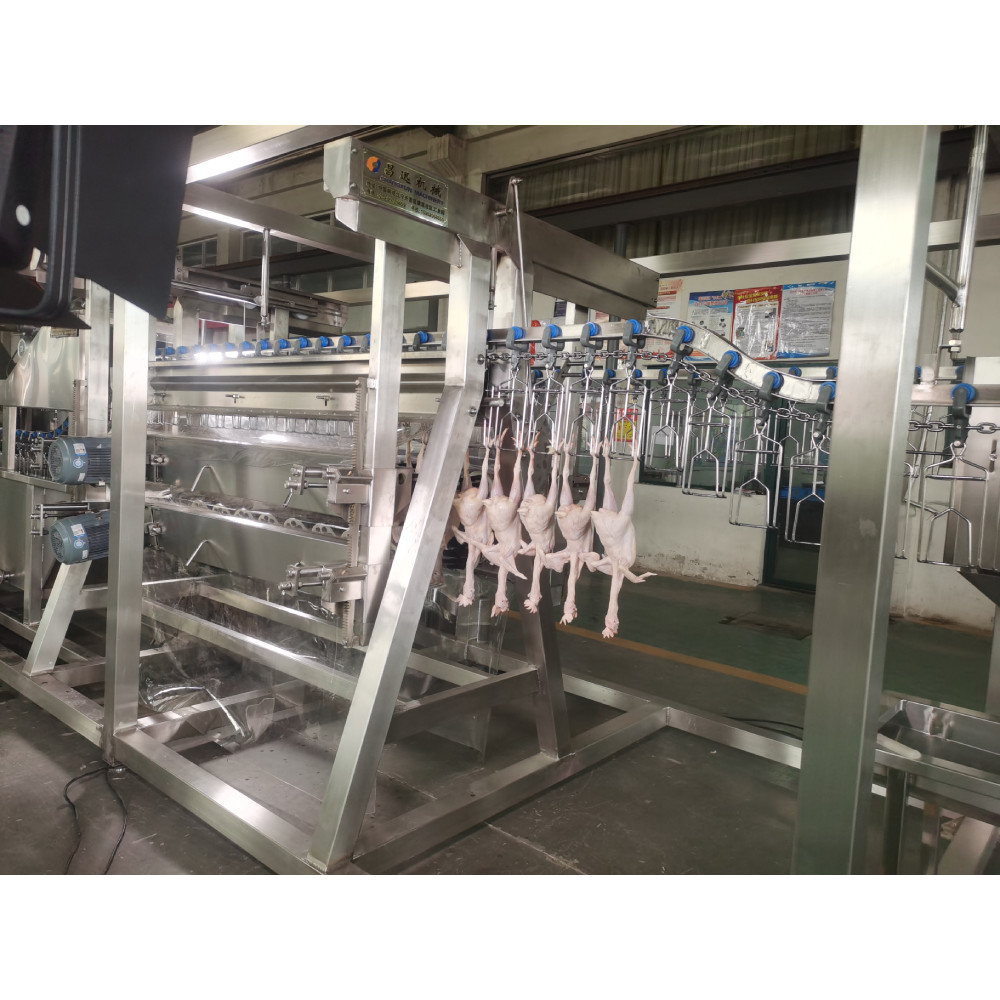 300-500BPH Automatic Compact Mobile Chicken Slaughter Machine For Slaughterhouse
