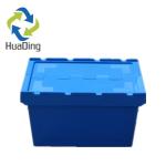 Stackable Plastic Tote Box Storage Container Moving Crate