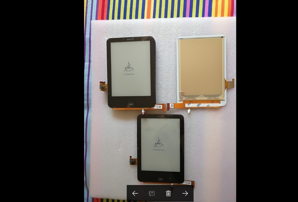 300dpi ED060KC1 E Ink Display Module For Tolino HD Ebook Reader High Resolution
