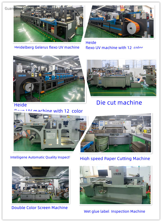 Custom Self Adhesive Waterproof Vinyl PVC Die Cut Sticker Logo Label Printing Stickers Packaging Labels