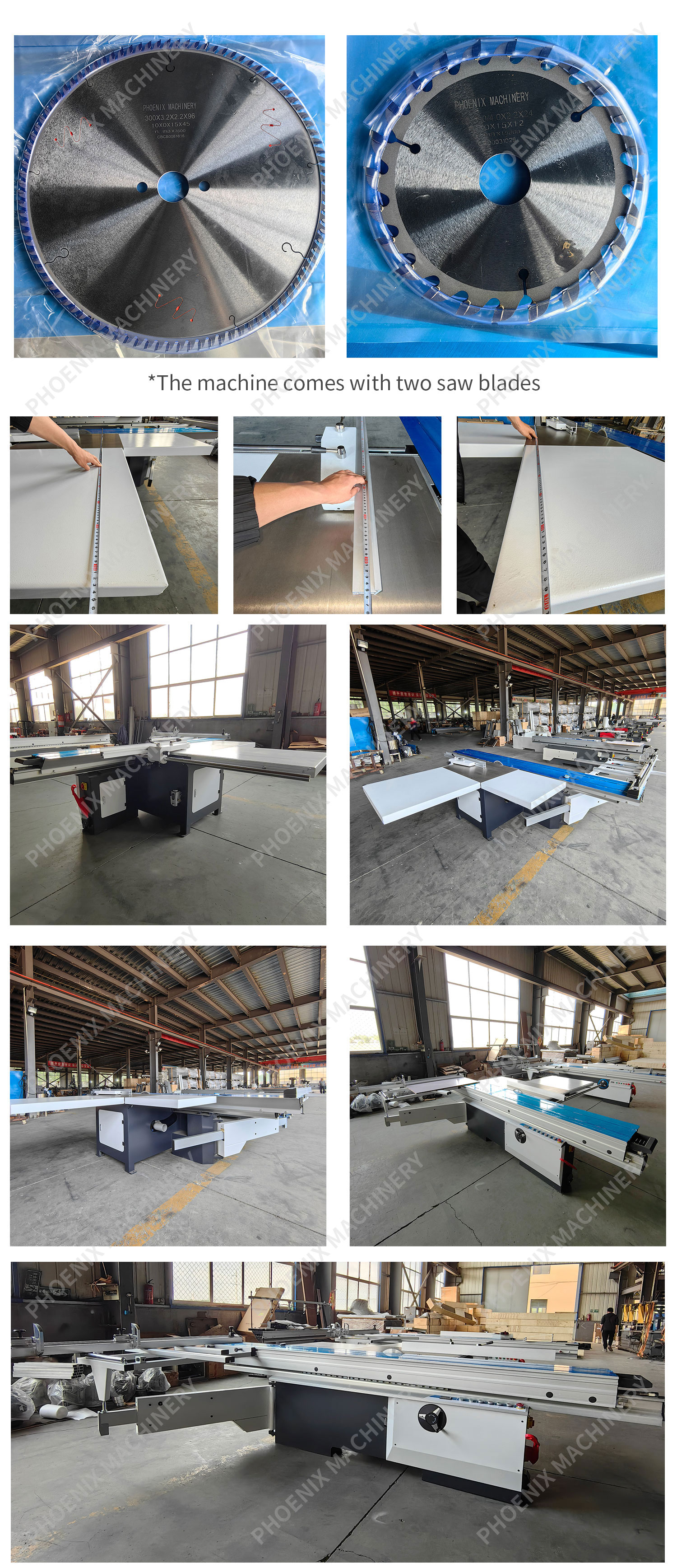 Wood Panel Cutting MJ3200 3200mm Slide Table Saw Machine for Woodworking in Furniture
