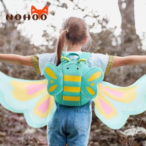 China NHB125 butterfly lightweight waterproof kindergarten neoprene Backpack for little girls wholesale