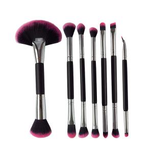China Private Label Double Ended Makeup Brush , Makeup Angled Eye Brow Brush wholesale