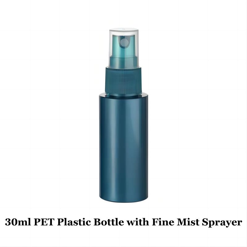 15ml 30ml 40ml 50ml 60ml PET Plastic Bottles with Pump Sprayers or Plastic Caps
