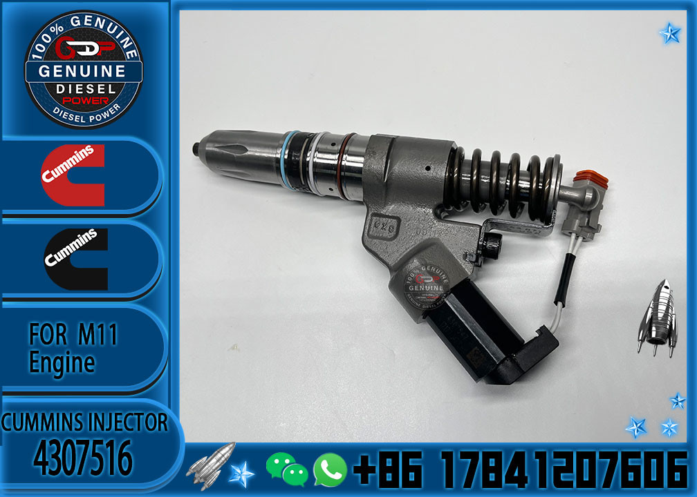 QSN14 Diesel Engine Fuel Injector 4307516-20 4307516 For QSM11 ISM11 M11 220 320