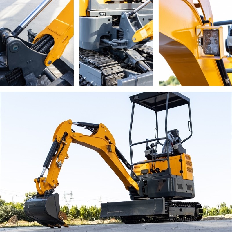 2.2t Track Width 230mm Mini Hydraulic Excavator For Construction Projects