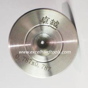China 0.787mm square hole pcd drawing die for metal wire drawing wholesale