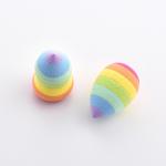 1 PCS Soft Hydrophilic Rainbow Makeup Sponge BB Cream Beauty Egg Wholesale Puff