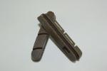 brown Color brake pads replacement for carbon road bike wheel cork wood material