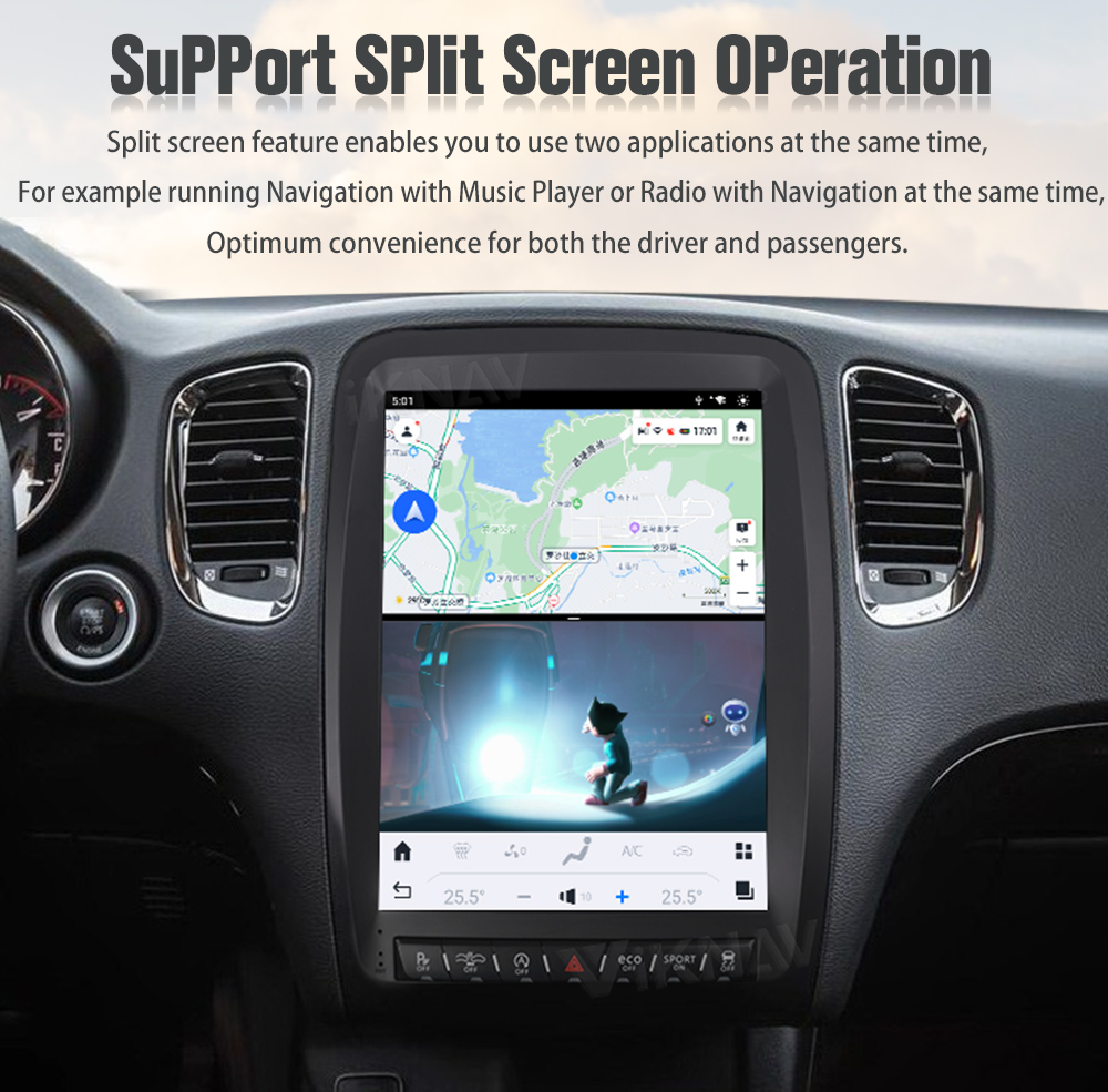 Car Radio Android Head Unit For Dodge Durango 2014-2016 With Carplay