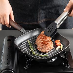China Hot Selling Omelette Fry Grill Pan Multipurpose Korean Die Cast Iron Bbq Frypan Non Stick Square Cookware Skillet Pan wholesale