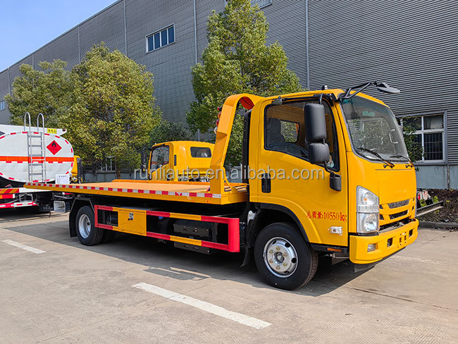 Brand new hot sale 5ton diesel flatbed wrecker tow truck japan for sale