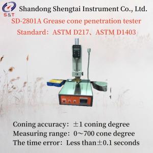 China Resolution 0.01mm Grease Cone Penetration Tester Power 80w Standard Needle 2.5±0.05g wholesale