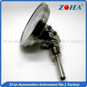China Universal Mounting Bimetal Dial Thermometer For Measuring Chemical Textile wholesale