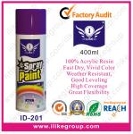 Outdoor Aerosol Spray Paints For Concrete , Thermoplastic Acrylic Resin