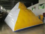 0.9mm PVC Tarpaulin Inflatable Floating Iceberg Used In Lake