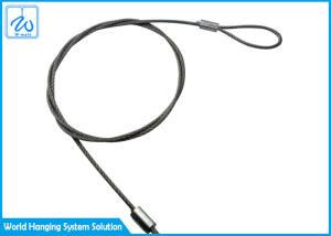 China Stainless Steel Cable Slings Lighting Accessories Hanging Wire 4mm 1x19 Wire Rope wholesale