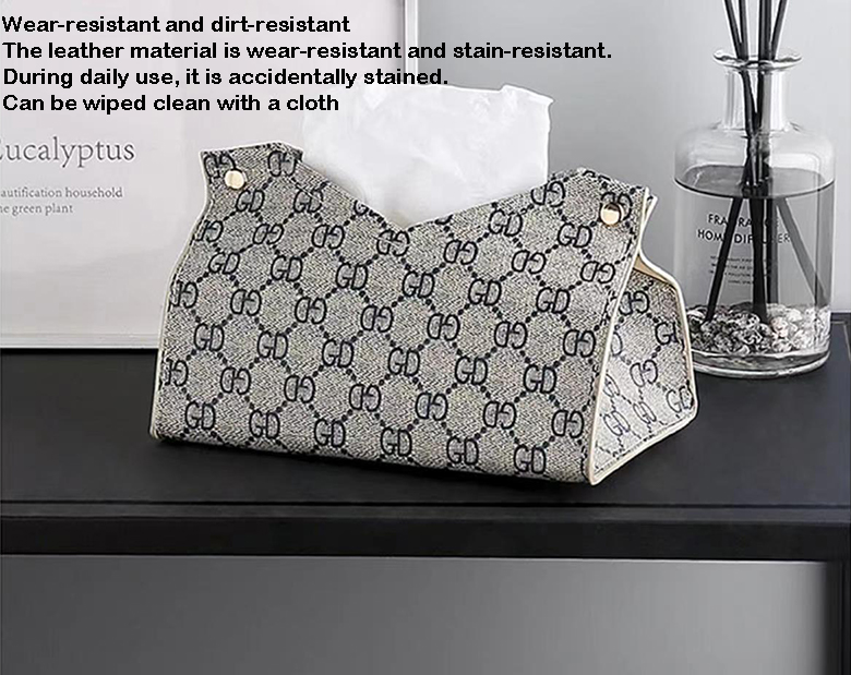 Washable Colorful Plastic Paper Tissue Box Napkin Holder for Cleanliness 19*11*13cm