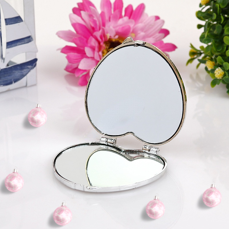 Mini Desk Compact Make-Up Cosmetic Vanity Dressing Standing Portable Makeup Mirror